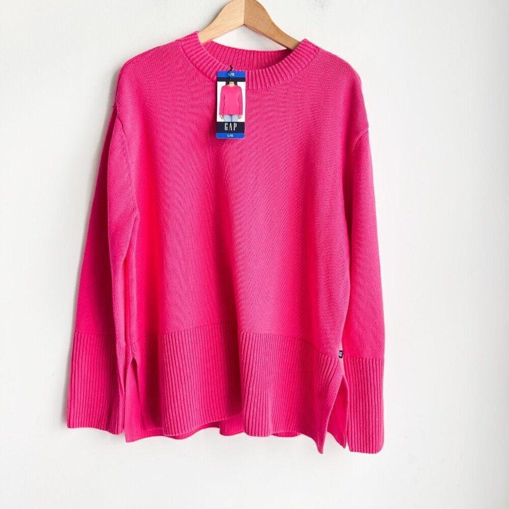 GAP PINK Pullover Sweater 100% Cotton L